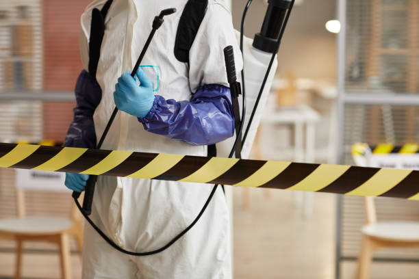 Professional Sewage Cleanup technician working in Ramona, SD
